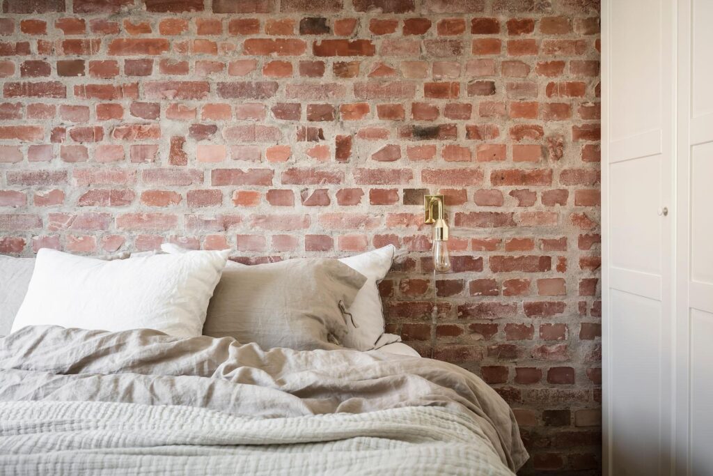 αυτοκολλητη ταπετσαρια τοιχου τουβλο απομιμηση sticky