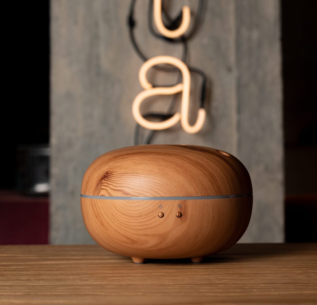 Ατμοποιητής Macaron με εφέ ανοιχτόχρωμου ξύλου