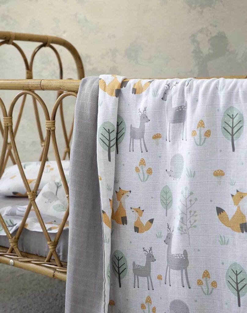 NIMA Κουβέρτα Κούνιας 100x140 - Woody