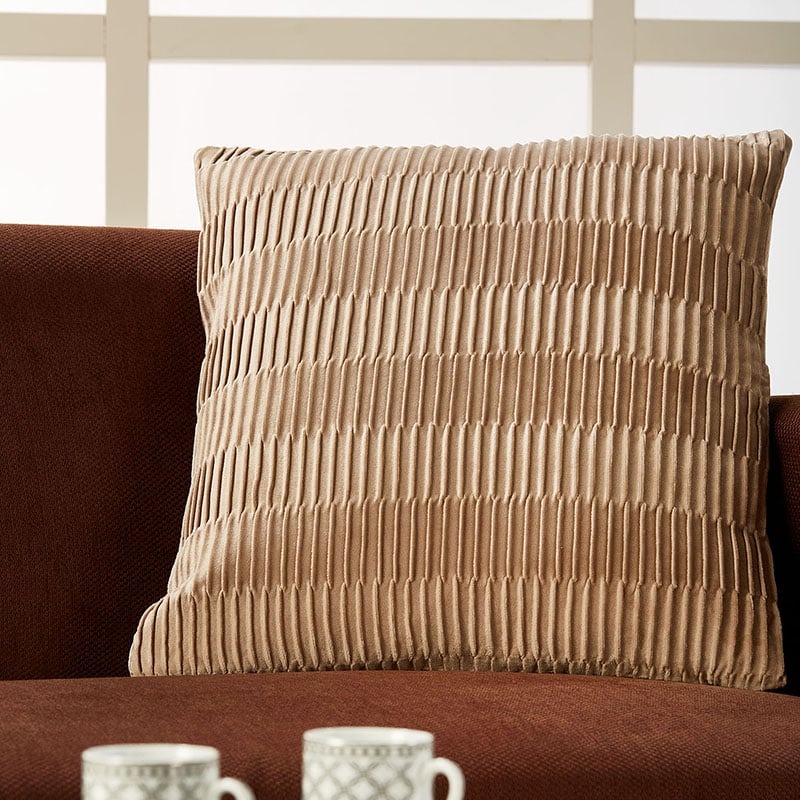 Διακοσμητική Μαξιλαροθήκη (45x45) Whitegg μπεζ D093 Beige spitishop