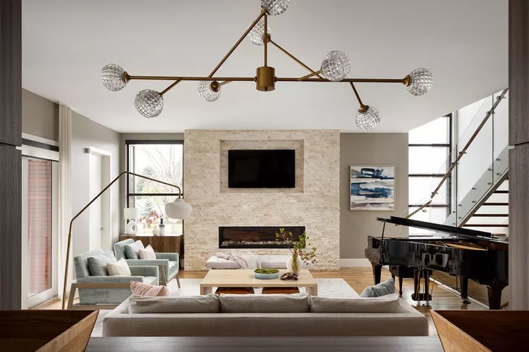 διακοσμηση εσωτερικων χωρων τασεις διακοσμησης 2024 ιδεες σαλονι φωτογραφιες 2024 παστελ χρωματα βερικοκι ροδακινι τερακοτα