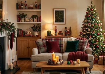 χριστουγεννιατικη διακοσμηση μικρου σαλονιου, ιδεες για μικρο σαλονι τα χριστουγεννα, πρακτικος μαξιμαλισμος, παραδοσιακη χριστουγεννιατικη διακοσμηση, χριστουγεννιατικο δεντρο σε μικρο σαλονι, διακοσμηση τραπεζιου σαλονιου χριστουγεννα, φωτακια σαλονιου, υφασματα για χριστουγεννιατικο σαλονι, αποθηκευση χριστουγεννιατικων στολιδιων, μικρο σαλονι διακοσμηση γιορτες