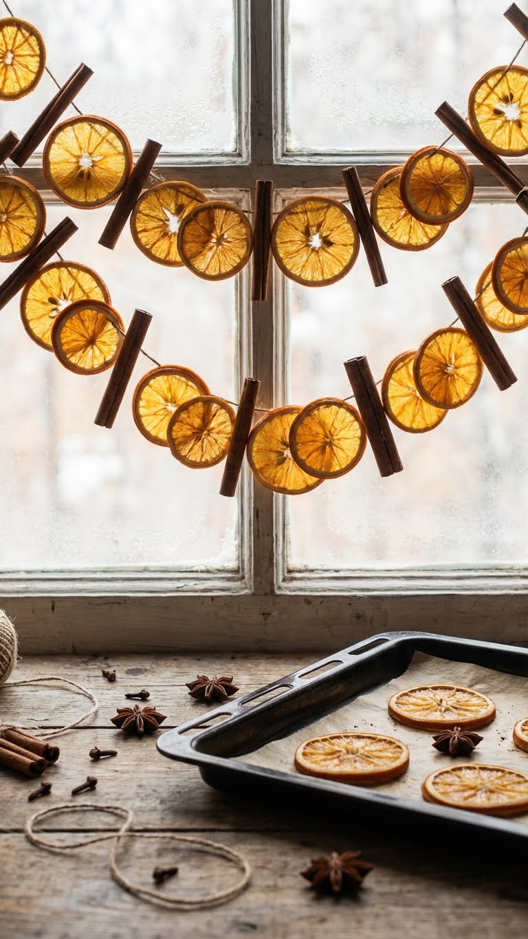 φυσικη χριστουγεννιατικη διακοσμηση, γιρλαντες απο ελατο, γιρλαντες απο αληθινο ελατο, αποξηραμενα πορτοκαλια, ξυλινα χριστουγεννιατικα στολιδια, βιοφιλικα χριστουγεννα, φυσικα υλικα στη διακοσμηση, diy χριστουγεννιατικη διακοσμηση, zero waste χριστουγεννα, χριστουγεννιατικη διακοσμηση με φυτα αποξηραμενα πορτοκαλια