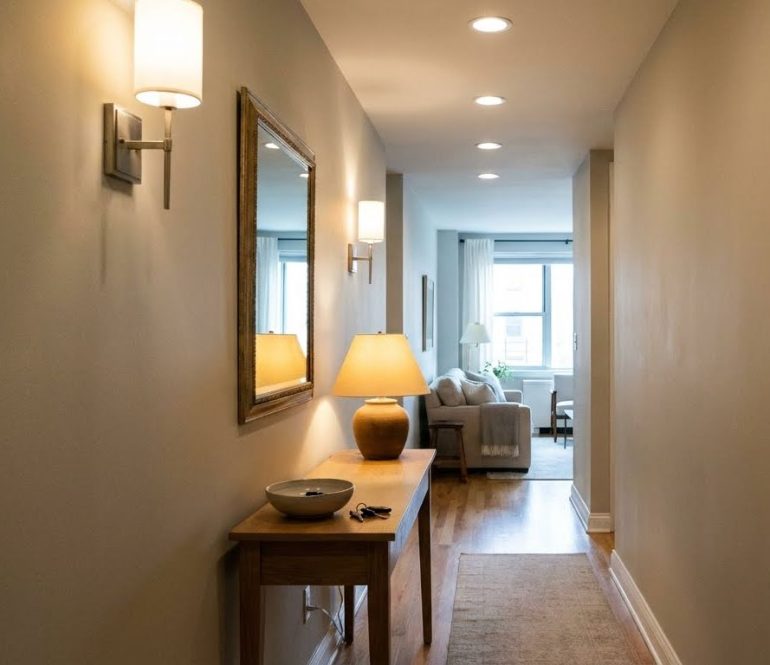 φωτισμος διαδρομου σπιτιου, φωτισμος χολ, φωτιστικα τοιχου διαδρομος, χρωμα για διαδρομο, καθρεφτες στο χολ, ιδεες για διαδρομο σπιτιου, διακοσμηση διαδρομου, στενος διαδρομος σπιτιου, εισοδος σπιτιου διακοσμηση, φωτισμος μικρων χωρων