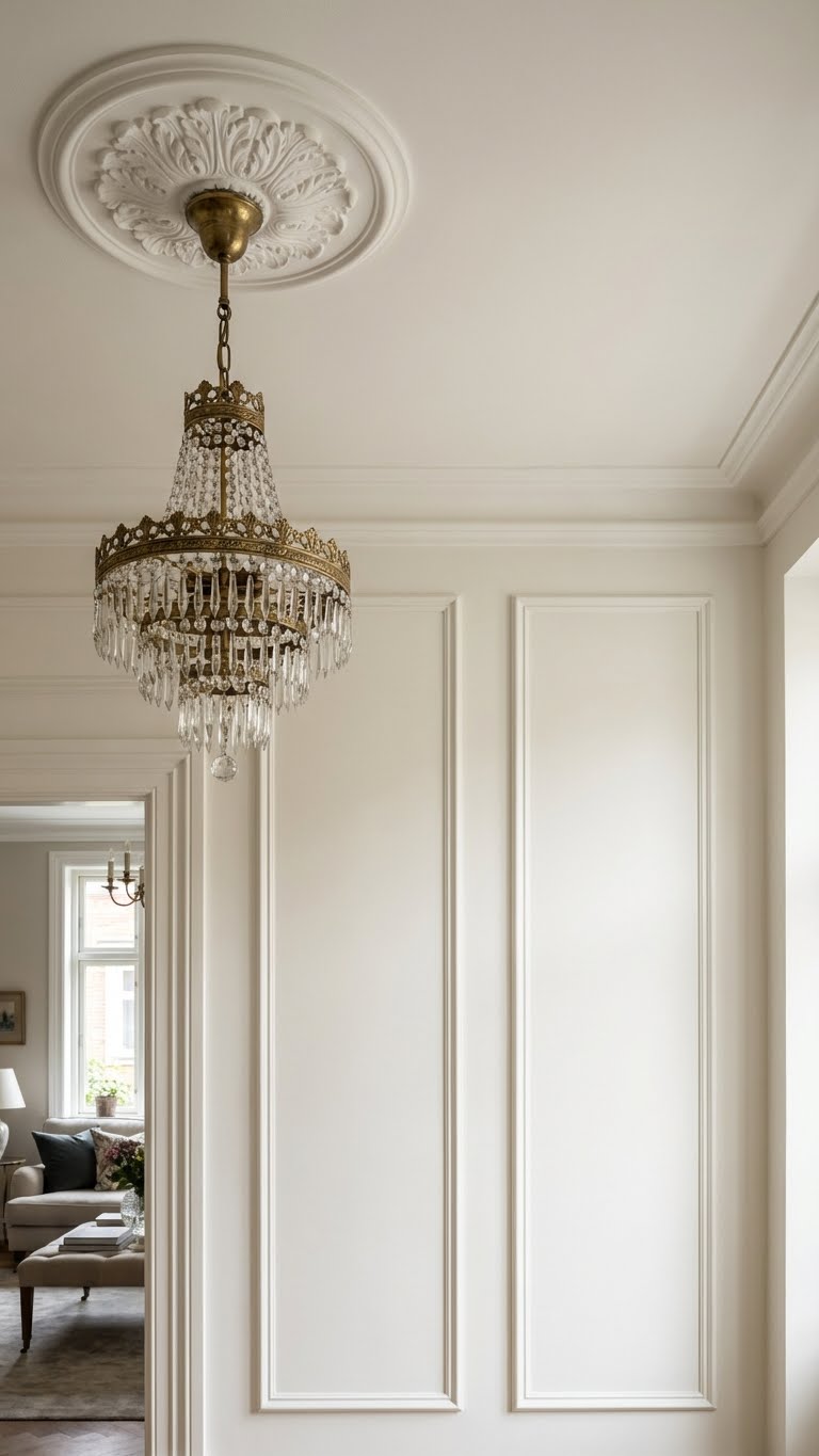 νεοκλασικη διακοσμηση σπιτιου, νεοκλασικο σαλονι, γυψινα στο ταβανι, γυψινα στους τοιχους, νεοκλασικα καδρα, πολυελαιος σαλονιου, νεοκλασικος φωτισμος, διακοσμηση με πανελ τοιχου, συγχρονη νεοκλασικη διακοσμηση, ιδεες για νεοκλασικο στυλ