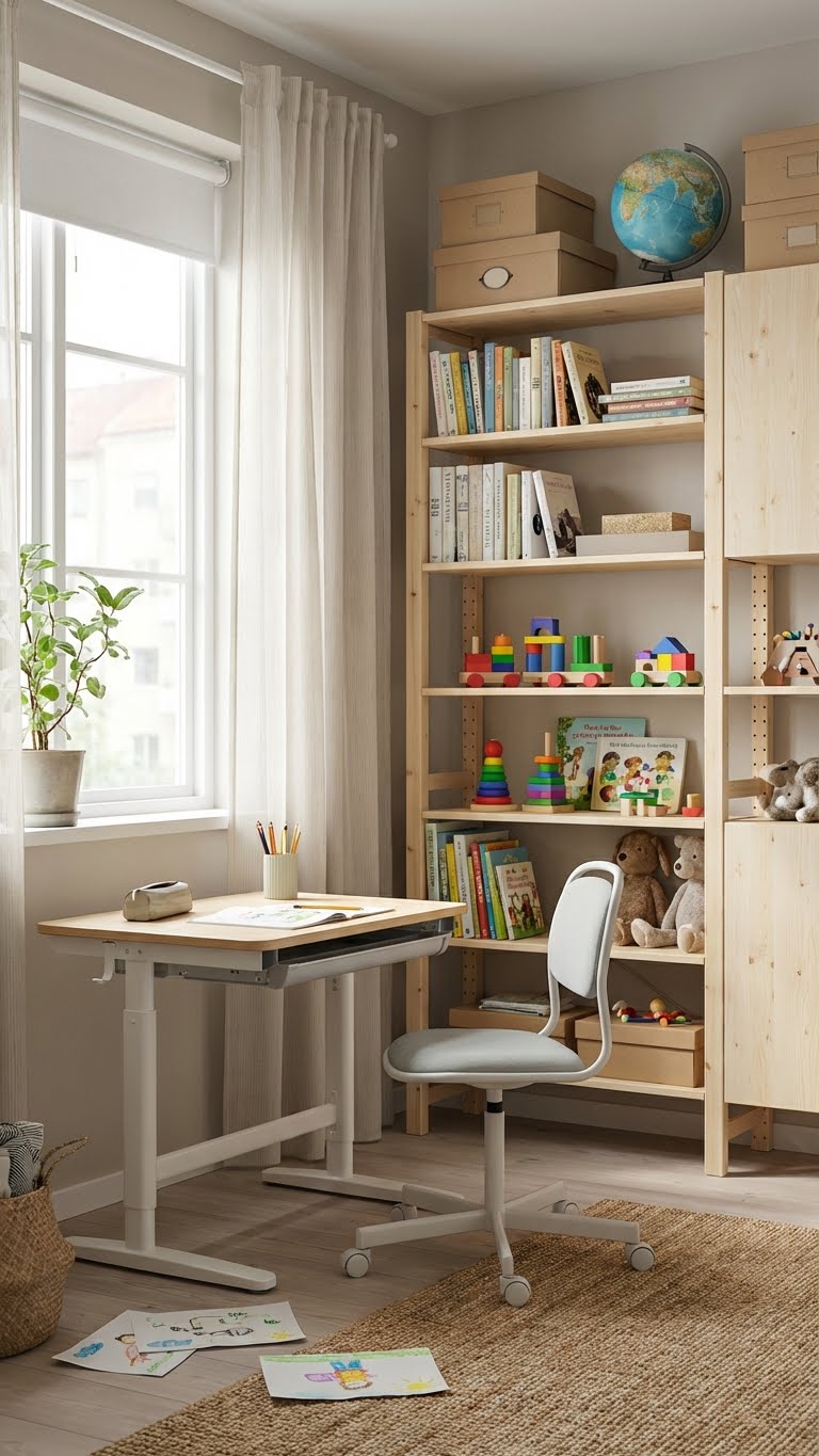 παιδικο δωματιο που προσαρμοζεται, ουδετερα επιπλα, μετατρεπομενο κρεβατι, αποθηκευση παιχνιδιων, λυσεις για παιδικο δωματιο, μικρο παιδικο δωματιο, δωματιο που μεγαλωνει με το παιδι, γραφειο για μαθητη στο παιδικο, διακοσμηση παιδικου δωματιου, ιδεες για παιδικο δωματιο, επιπλα, χρωματα διακοσμηση γραφειο