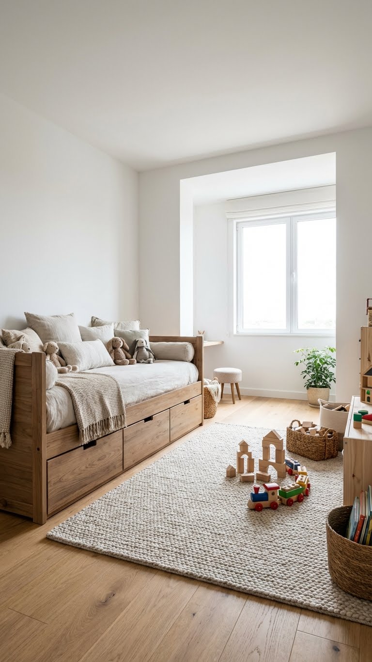 παιδικο δωματιο που προσαρμοζεται, ουδετερα επιπλα, μετατρεπομενο κρεβατι, αποθηκευση παιχνιδιων, λυσεις για παιδικο δωματιο, μικρο παιδικο δωματιο, δωματιο που μεγαλωνει με το παιδι, γραφειο για μαθητη στο παιδικο, διακοσμηση παιδικου δωματιου, ιδεες για παιδικο δωματιο, κρεβατι