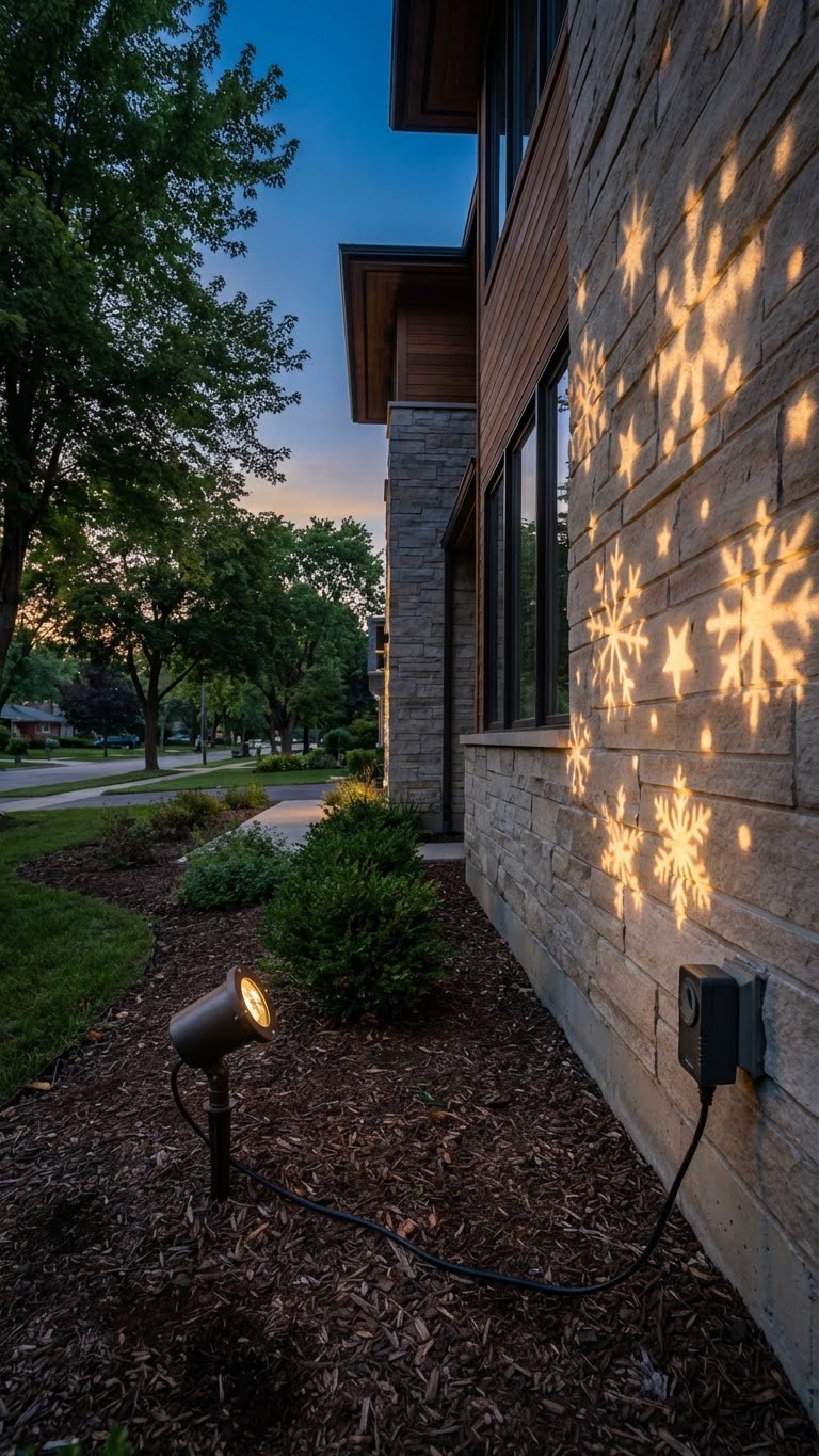 Αποσύνδεση χριστουγεννιατικα λαμπακια μπαλκονιού από την πρίζα πριν την έξοδο από το σπίτι.