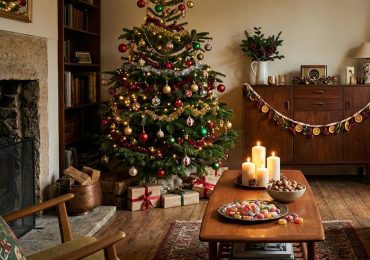 vintage χριστουγεννιατικη διακοσμηση σπιτιου, vintage χριστουγεννα, ρετρο χριστουγεννιατικα στολιδια, χριστουγεννιατικη διακοσμηση σαλονιου, παραδοσιακη χριστουγεννιατικη διακοσμηση, χριστουγεννιατικο δεντρο vintage στυλ, ιδεες για χριστουγεννιατικη διακοσμηση, διακοσμηση μπουφε χριστουγεννα, ζεστο χριστουγεννιατικο σαλονι, χριστουγεννα με νοσταλγικη διαθεση