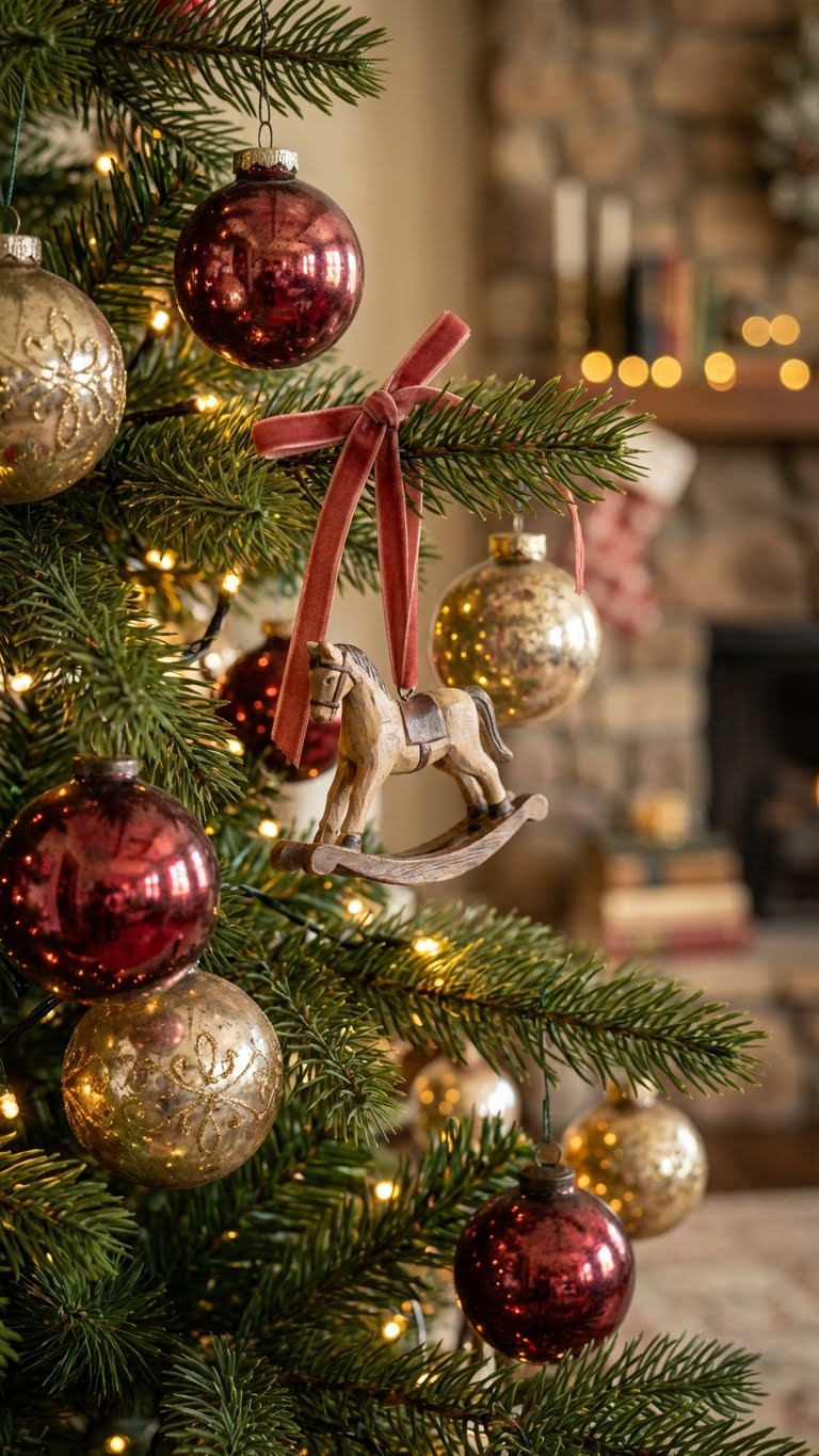 vintage χριστουγεννιατικη διακοσμηση σπιτιου, vintage χριστουγεννα, ρετρο χριστουγεννιατικα στολιδια, χριστουγεννιατικη διακοσμηση σαλονιου, παραδοσιακη χριστουγεννιατικη διακοσμηση, χριστουγεννιατικο δεντρο vintage στυλ, ιδεες για χριστουγεννιατικη διακοσμηση, διακοσμηση μπουφε χριστουγεννα, ζεστο χριστουγεννιατικο σαλονι, χριστουγεννα με νοσταλγικη διαθεση