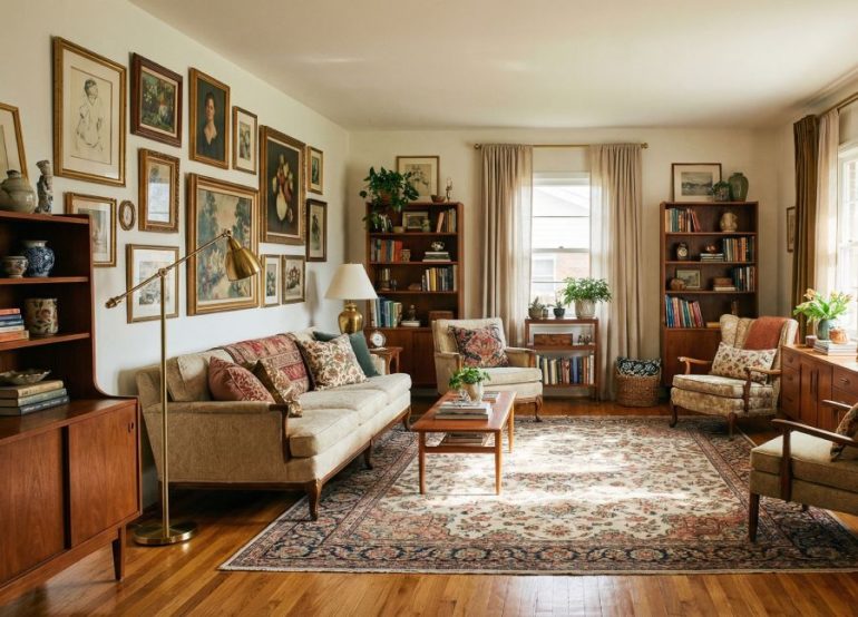 Η μαξιμαλιστικη επιστροφη του 2026 φερνει περισσοτερη προσωπικοτητα στο σαλονι, με στρωσεις και αντικειμενα που εχουν λογο υπαρξης.