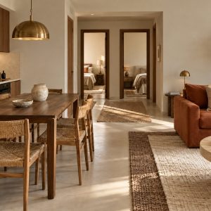 Διαρρύθμιση σπιτιού 70τμ: Χώρος για δύο υπνοδωμάτια