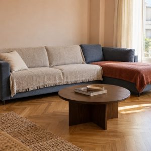 Ριχτάρια για γωνιακό καναπέ: Πώς μετράς και στρώνεις σωστά